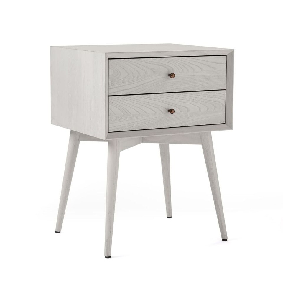 MidCentury Closed Bedside Table (46 cm) West Elm UK